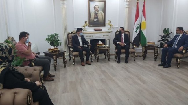 Erbil Valisi saldırıya uğrayan aileyle görüştü
