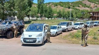Hava saldırısında hayatını kaybeden Murat Yıldız yoğun güvenlik altında defnedildi
