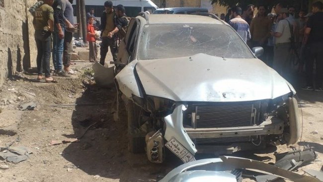 Afrin’de bomba yüklü araç infilak etti