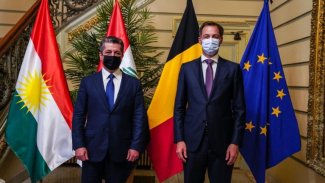 Başbakan Barzani, Belçika Başbakanı ile bir araya geldi