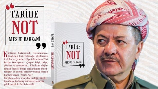 Mesud Barzani’nin ‘Tarihe Not’ kitabının Türkçesi Avesta Yayınları tarafından yayınlandı