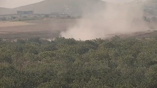 Afrin'de yola döşenen mayın patladı