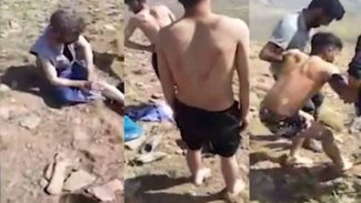 Askerler Kürt kolberleri soyup işkence etti