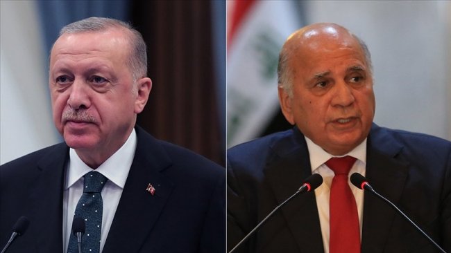 Erdoğan, Irak Dışişleri Bakanı Hüseyin ile görüştü