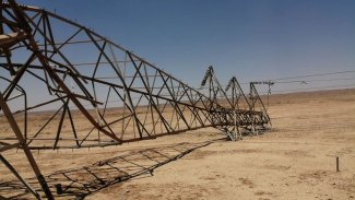 Musul'da yüksek gerilim hattına ait kuleye saldırı