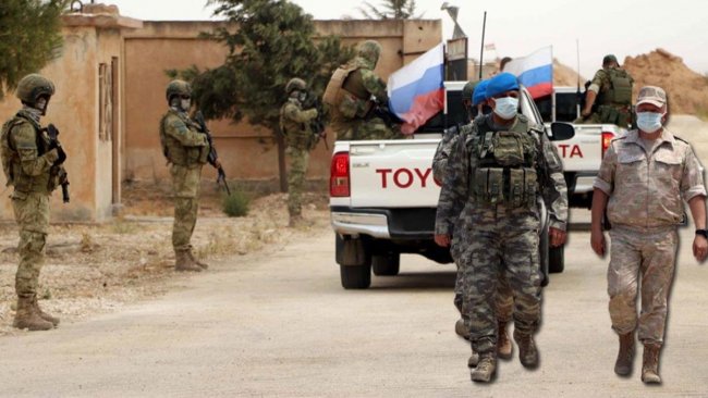 Türk ve Rus askerlerinden Serekaniye'de ortak inceleme
