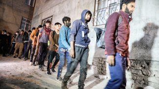 Van'da göçmen operasyonu