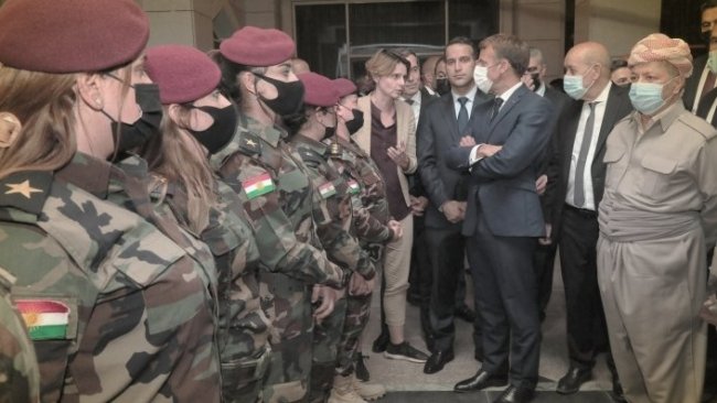 Macron: Fransa, Kürt savaşçılarının IŞİD’e karşı verdiği mücadeledeyi asla unutmayacak