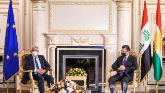 Başbakan Barzani, AB Yüksek Temsilcisi Josep Borrell ile bir araya geldi  