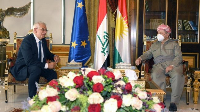 Başkan Mesud Barzani, AB Yüksek Temsilcisi Josep Borrell’yi kabul etti