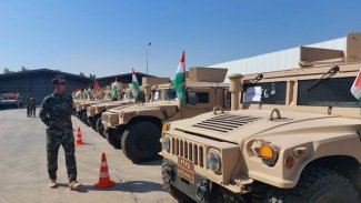 Koalisyon'dan Peşmerge Güçleri'ne 150 araçlık yardım