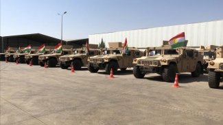 Uluslararası Koalisyon'dan Peşmerge'ye askeri yardım