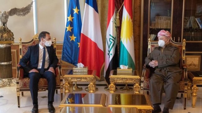 Başkan Barzani, Fransa Büyükelçisini kabul etti