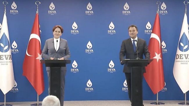 Babacan ve Akşener'den ortak açıklama: 'Çalışmalar birleştirilebilir'