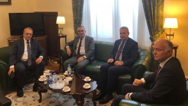 ENKS heyeti, Rusya Dışişleri Bakan Yardımcısı Bogdanov’la bir araya geldi