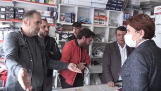 Meral Akşener'in Siirt ziyaretinde 'Burası Kürdistan' diyen esnaf gözaltına alındı