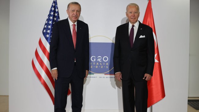 Erdoğan, ABD Başkanı Biden ile görüştü