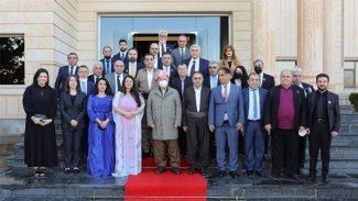 Başkan Barzani Diaspora Kürt Konfederasyon yöneticilerini kabul etti