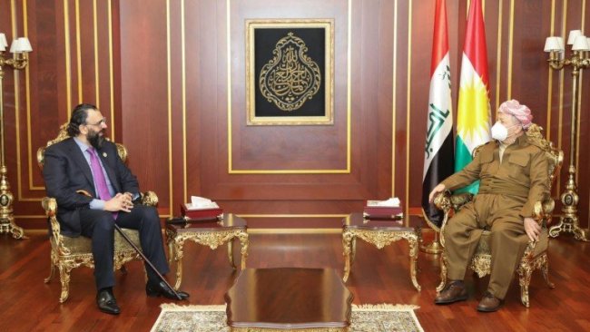 Başkan Barzani, Şeyh Kesnezani ile bir araya geldi