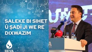 Babacan’dan Kürtçe yeni yıl kutlaması