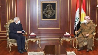 Başkan Barzani, PSK lideri Mesut Tek ile bir araya geldi