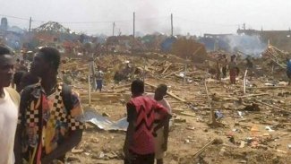 Gana'da patlayıcı yüklü tanker infilak etti: Onlarca ölü ve yaralı