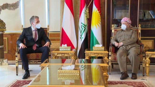 Başkan Barzani Avusturya heyetiyle görüştü