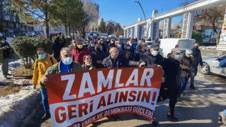Dersim'de zam protestosu