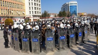 Diyarbakır'daki 15 Şubat protestosuna polis engeli