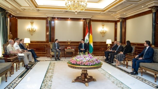 Neçirvan Barzani, İngiliz Büyükelçi Mark Bryson-Richardson’ı ağırladı