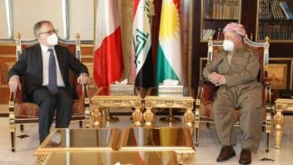 Başkan Barzani, İtalya’nın Bağdat Büyükelçisi Maurizio Greganti'yi kabul etti
