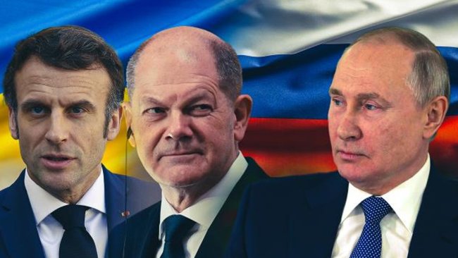 Putin'den Macron ve Scholz'a Kiev çağrısı
