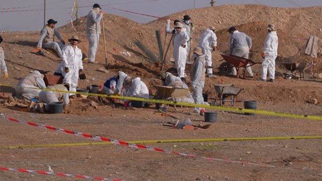 Şengal: 4 toplu mezarın açılması süreci tamamlandı