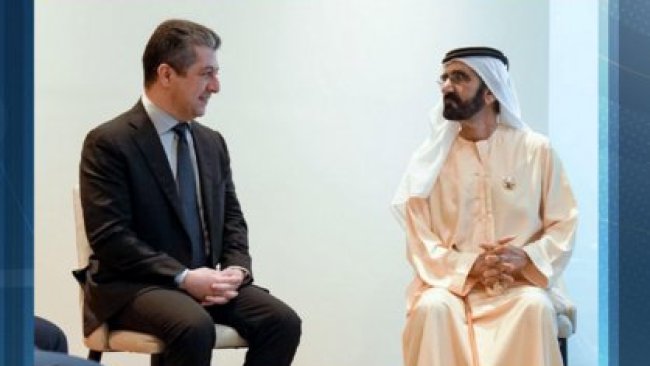 Başbakan Barzani, BAE Başbakanı Al Mektum’la bir araya geldi