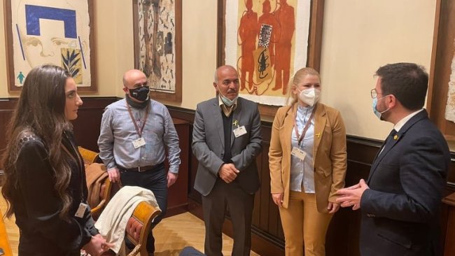Katalonya Parlamentosu'ndan Ezidi Kürtlerini sıcak ve samimi karşılama