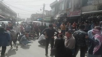 Kamışlo esnafından Belediye'nin vergi kararına protesto