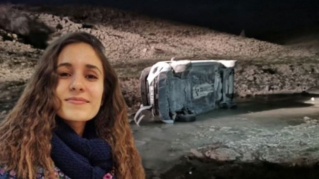 Gülistan Doku davasının savcısının aracı şarampole yuvarlandı