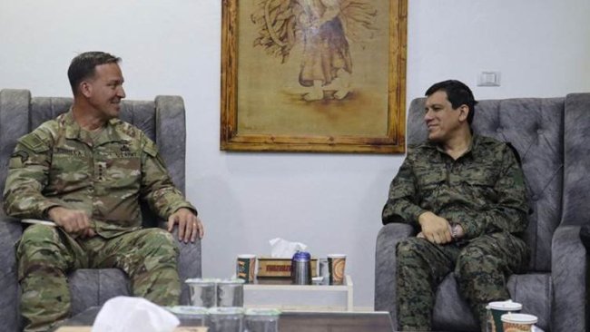 General Mazlum ve yeni CENTCOM komutanı arasında önemli görüşme