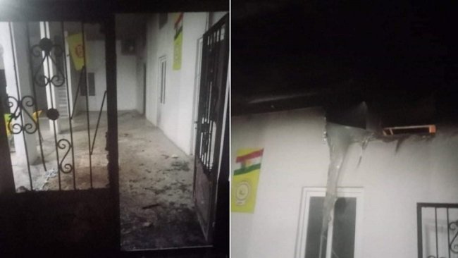 Kobani’de PDK-S, ENKS ve PYKS’nin büroları ateşe verildi