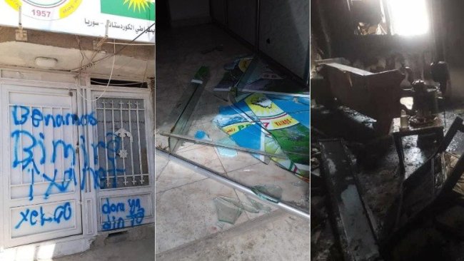 Kamışlo’da ENKS’nin 2 bürosuna yeni saldırı
