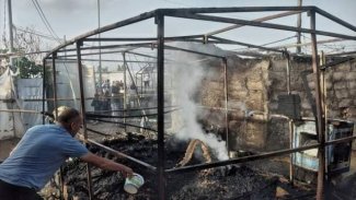 Duhok Ezdi Kampı’nda yangın