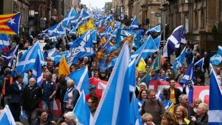 İskoçlar bağımsızlık için yürüdü