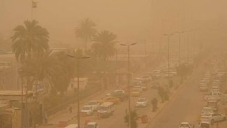 Irak’ta kum fırtınası nedeniyle eğitime ara verildi