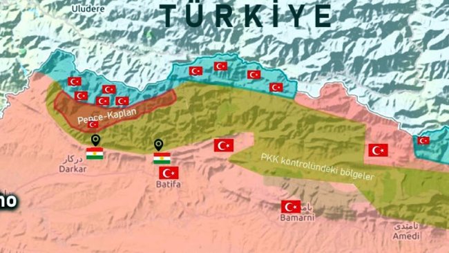 Güney Kürdistan'daki Türk Üs Bölgeleri İran'ın hedefinde