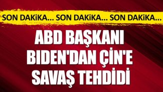 Biden'dan Çin'e savaş tehdidi