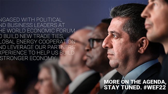 Mesrur Barzani, Davos'ta ‘Ortadoğu’nun Güvenliği’ konulu panele katılacak