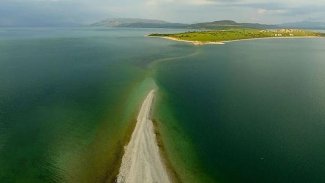 Van Gölü çekildi, antik yol ortaya çıktı