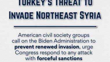 Amerikan Sivil Toplum Grupları Koalisyonu, Türkiye’nin 'Rojava operasyonuna' ilişkin ortak açıklama yayınladı