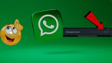 WhatsApp'a silinen mesajları geri alma özelliği geliyor
