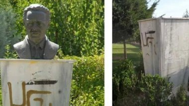 Kayyum, Kürt Şair ve yazar Cegerxwîn’in büstünü kaldırdı.